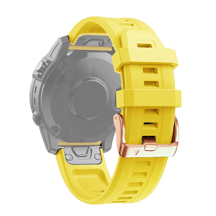 Cinturino in silicone con fibbia in oro rosa da 20 mm, For Garmin Fenix 7S, For Garmin Fenix 6S