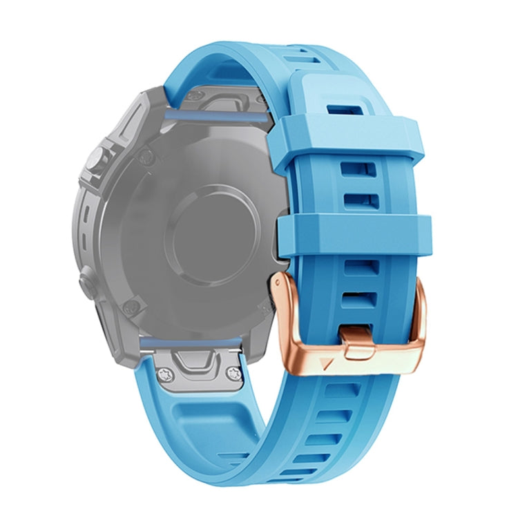 Cinturino in silicone con fibbia in oro rosa da 20 mm, For Garmin Fenix 7S, For Garmin Fenix 6S
