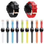 Cinturino in silicone con fibbia in oro rosa da 20 mm, For Garmin Fenix 7S, For Garmin Fenix 6S