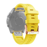 Cinturino in silicone con fibbia in oro rosa da 20 mm, For Garmin Fenix 7S, For Garmin Fenix 6S