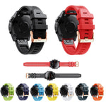 Cinturino in silicone con fibbia in oro rosa da 20 mm, For Garmin Fenix 6S Pro, For Garmin Fenix 5S