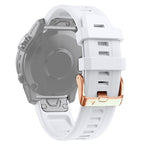 Cinturino in silicone con fibbia in oro rosa da 20 mm, For Garmin Fenix 6S Pro, For Garmin Fenix 5S
