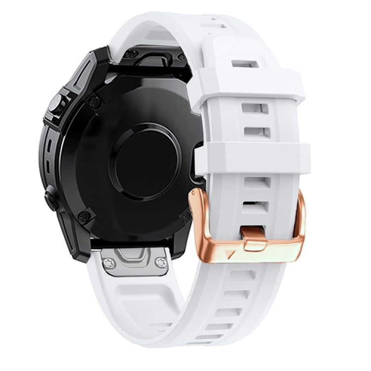 Cinturino in silicone con fibbia in oro rosa da 20 mm, For Garmin Fenix 5S Plus