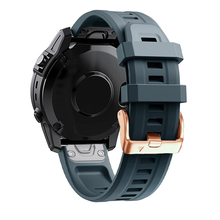 Cinturino in silicone con fibbia in oro rosa da 20 mm, For Garmin Fenix 5S Plus