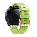 Cinturino in silicone con fibbia in oro rosa da 20 mm, For Garmin Fenix 5S Plus
