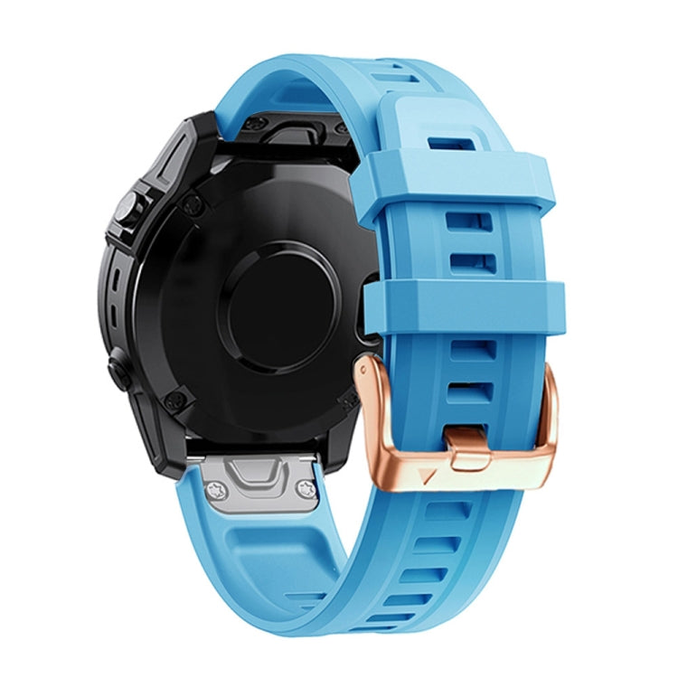 Cinturino in silicone con fibbia in oro rosa da 20 mm, For Garmin Fenix 5S Plus