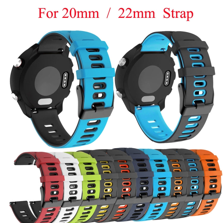Cinturino in silicone di colore misto da 20 mm, For Samsung Gear S2 Classic