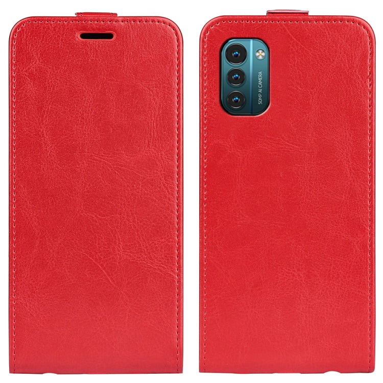Per Nokia G11 / G21 R64 Custodia per cellulare in pelle con vibrazione verticale singola, For Nokia G11 / G21