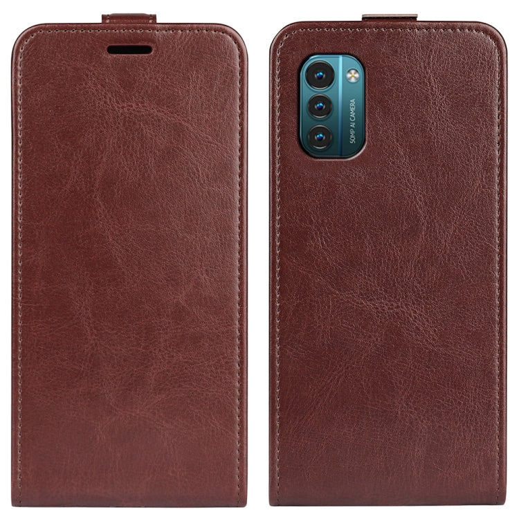 Per Nokia G11 / G21 R64 Custodia per cellulare in pelle con vibrazione verticale singola, For Nokia G11 / G21