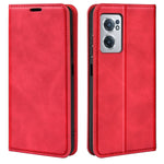 Per OnePlus Nord CE 2 5G Custodia per telefono in pelle con aspirazione magnetica retro-pelle, For OnePlus Nord CE 2 5G