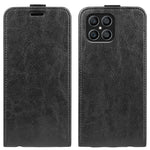 Per Honor 8X R64 Texture Custodia per telefono in pelle a vibrazione verticale singola, For Honor X8