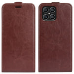 Per Honor 8X R64 Texture Custodia per telefono in pelle a vibrazione verticale singola, For Honor X8