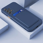 Custodia per telefono in TPU con bottoni a contrasto di colore della scheda Skin Feel, For Samsung Galaxy A13 5G