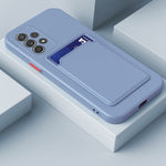 Custodia per telefono in TPU con bottoni a contrasto di colore della scheda Skin Feel, For Samsung Galaxy A13 5G