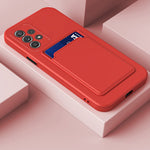 Custodia per telefono in TPU con bottoni a contrasto di colore della scheda Skin Feel, For Samsung Galaxy A13 5G