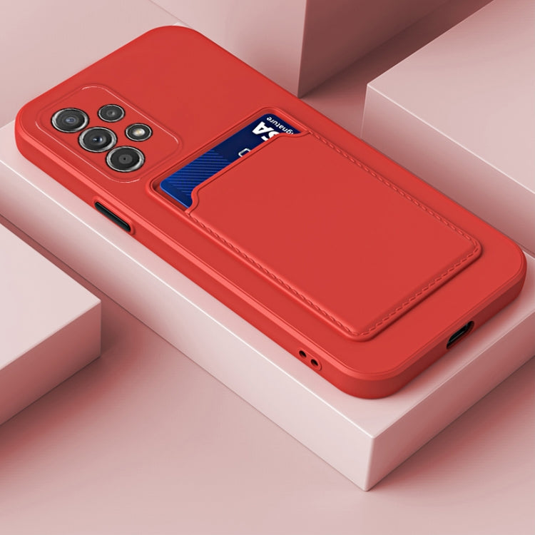 Custodia per telefono in TPU con bottoni a contrasto di colore della scheda Skin Feel, For Samsung Galaxy A13 5G