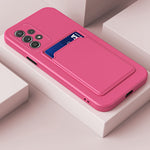 Custodia per telefono in TPU con bottoni a contrasto di colore della scheda Skin Feel, For Samsung Galaxy A13 5G