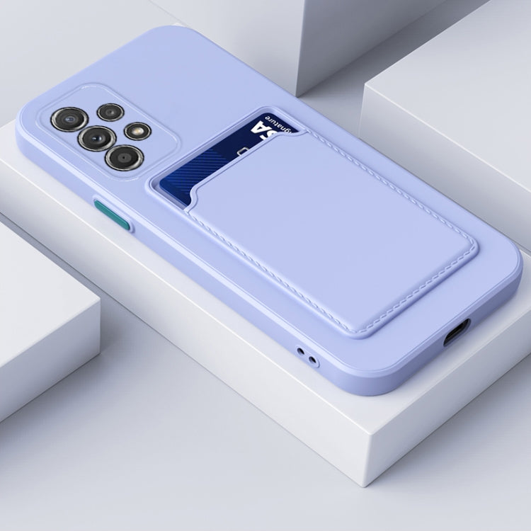 Custodia per telefono in TPU con bottoni a contrasto di colore della scheda Skin Feel, For Samsung Galaxy A13 5G