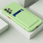 Custodia per telefono in TPU con bottoni a contrasto di colore della scheda Skin Feel, For Samsung Galaxy A13 5G