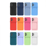 Custodia per telefono in TPU con bottoni a contrasto di colore della scheda Skin Feel, For Samsung Galaxy A13 5G