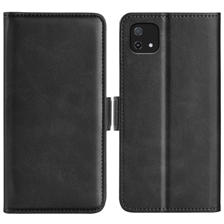 Per OPPO A16E Custodia per telefono in pelle con fibbia magnetica a doppio lato, For OPPO A16E
