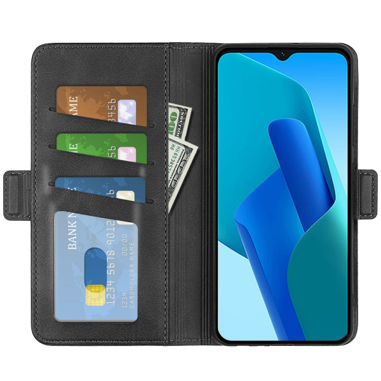 Per OPPO A16E Custodia per telefono in pelle con fibbia magnetica a doppio lato, For OPPO A16E