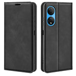Per Honor X7 Custodia per telefono in pelle con aspirazione magnetica retro-pelle, For Honor X7