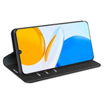Per Honor X7 Custodia per telefono in pelle con aspirazione magnetica retro-pelle, For Honor X7