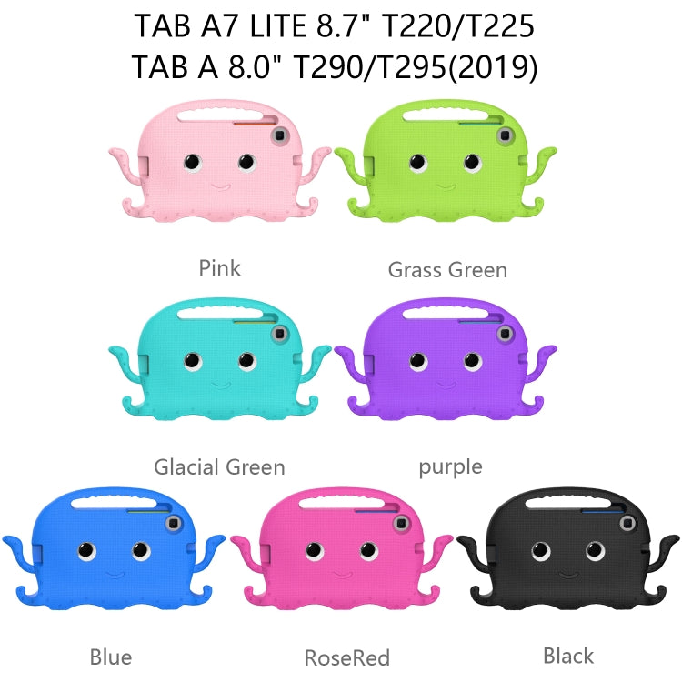 Octopus Style EVA + custodia per tablet PC con cinturino, For Samsung Galaxy Tab A7 Lite 8.7 T220 / T225, For Samsung Galaxy Tab A 8.0  T290 / T295 2019