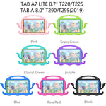 Octopus Style EVA + custodia per tablet PC con cinturino, For Samsung Galaxy Tab A7 Lite 8.7 T220 / T225, For Samsung Galaxy Tab A 8.0  T290 / T295 2019