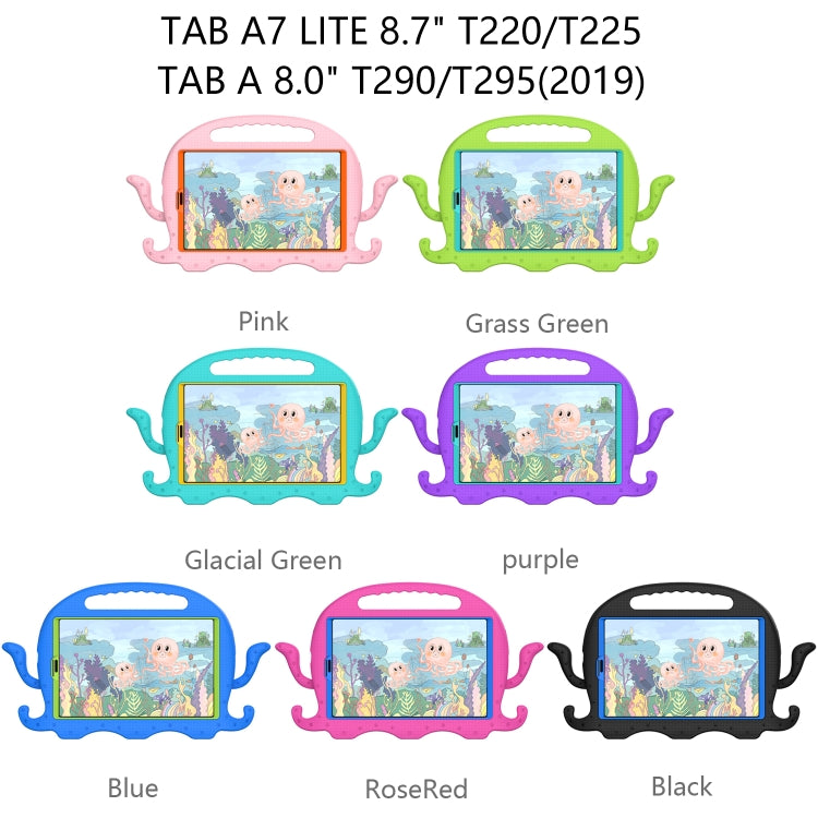 Octopus Style EVA + custodia per tablet PC con cinturino, For Samsung Galaxy Tab A7 Lite 8.7 T220 / T225, For Samsung Galaxy Tab A 8.0  T290 / T295 2019