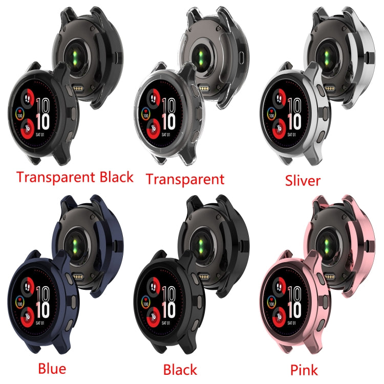 Custodia per orologio con placcatura in TPU semi-circondata antiurto, For Garmin Venu 2 Plus
