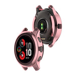 Custodia per orologio con placcatura in TPU semi-circondata antiurto, For Garmin Venu 2 Plus