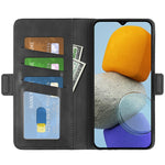 Per Samsung Galaxy M23 5G Custodia in pelle con fibbia magnetica a doppio lato, For Samsung Galaxy M23 5G