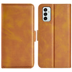 Per Samsung Galaxy M23 5G Custodia in pelle con fibbia magnetica a doppio lato, For Samsung Galaxy M23 5G