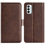 Per Samsung Galaxy M23 5G Custodia in pelle con fibbia magnetica a doppio lato, For Samsung Galaxy M23 5G