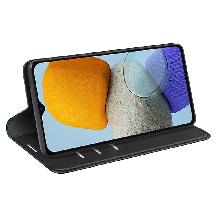 Per Samsung Galaxy M23 5G Custodia per telefono in pelle con aspirazione magnetica retro-pelle, For Samsung Galaxy M23 5G