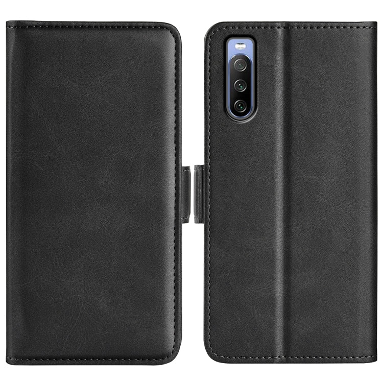Per Sony Xperia 10 IV Custodia per telefono orizzontale in pelle con fibbia magnetica a doppio lato, For Sony Xperia 10 IV