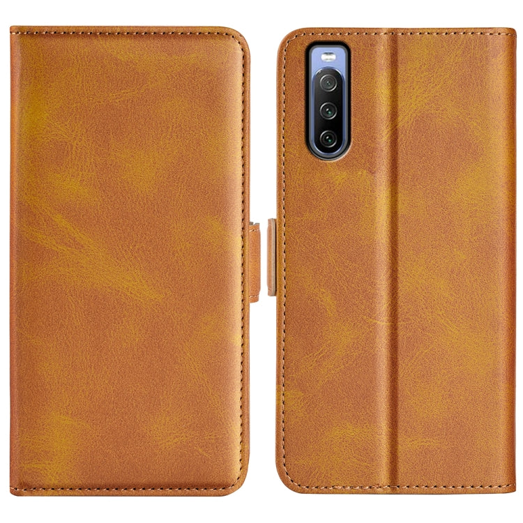 Per Sony Xperia 10 IV Custodia per telefono orizzontale in pelle con fibbia magnetica a doppio lato, For Sony Xperia 10 IV