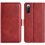 Per Sony Xperia 10 IV Custodia per telefono orizzontale in pelle con fibbia magnetica a doppio lato, For Sony Xperia 10 IV