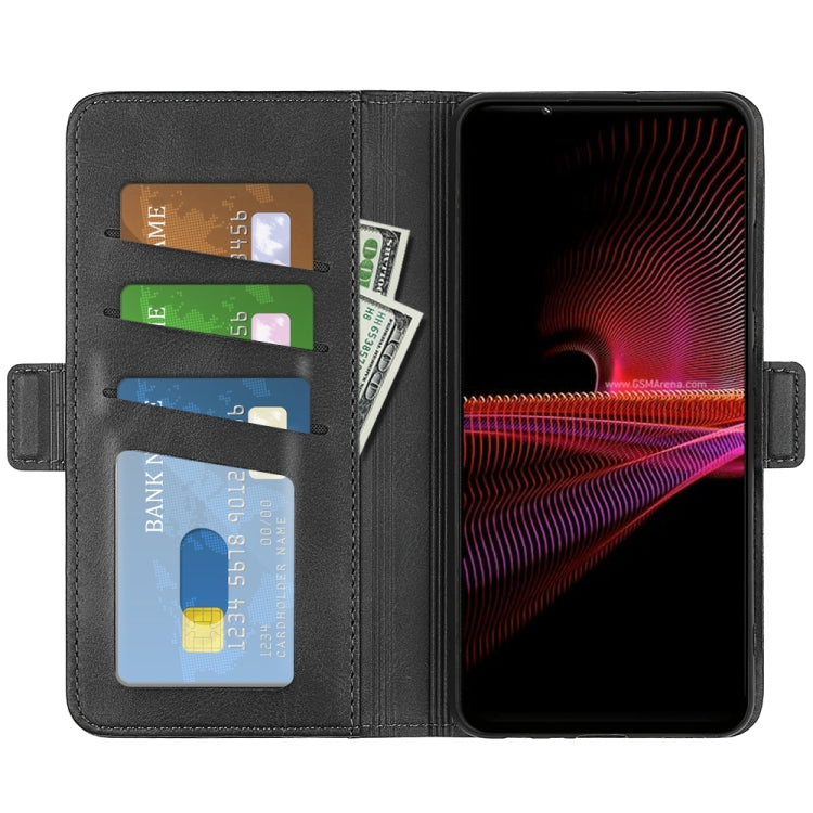 Per Sony Xperia 1 IV Custodia in pelle con fibbia magnetica a doppio lato, For Sony Xperia 1 IV
