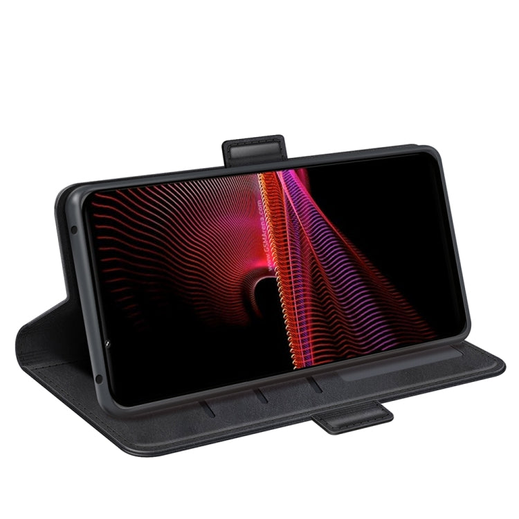Per Sony Xperia 1 IV Custodia in pelle con fibbia magnetica a doppio lato, For Sony Xperia 1 IV