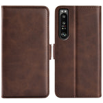 Per Sony Xperia 1 IV Custodia in pelle con fibbia magnetica a doppio lato, For Sony Xperia 1 IV