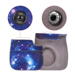Custodia in pelle PU per fotocamera full body con cinturino per FUJIFILM instax mini 9 / mini 8+ / mini 8, Universe Pattern