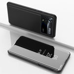 Custodia in pelle flip orizzontale placcata a specchio con supporto, For Xiaomi Poco X4 Pro 5G, For Xiaomi Poco M4 Pro 4G