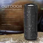 NewRixing NR9019 TWS Altoparlante Bluetooth stereo portatile Supporto TF Card / FM