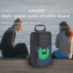 NewRixing NRG401C Amplificatore audio ad alta potenza con altoparlante wireless per karaoke portatile da esterno, With Mic, No Mic