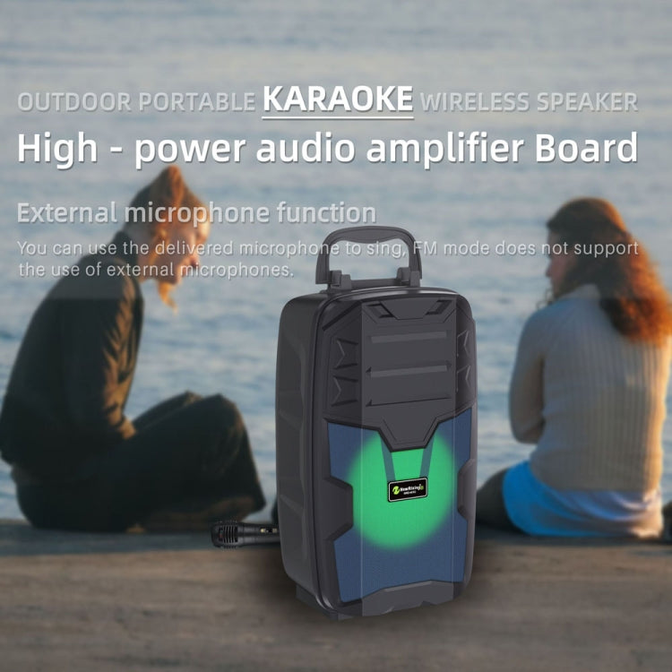 NewRixing NRG401C Amplificatore audio ad alta potenza con altoparlante wireless per karaoke portatile da esterno, With Mic, No Mic