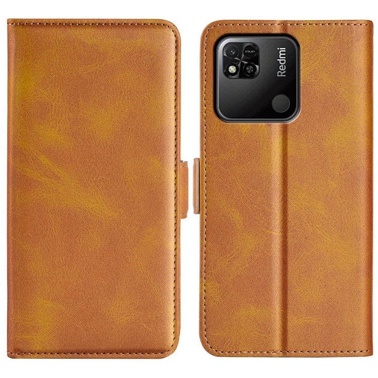 Per Xiaomi Redmi 10A Custodia per telefono in pelle con fibbia magnetica a doppio lato, For Xiaomi Redmi 10A