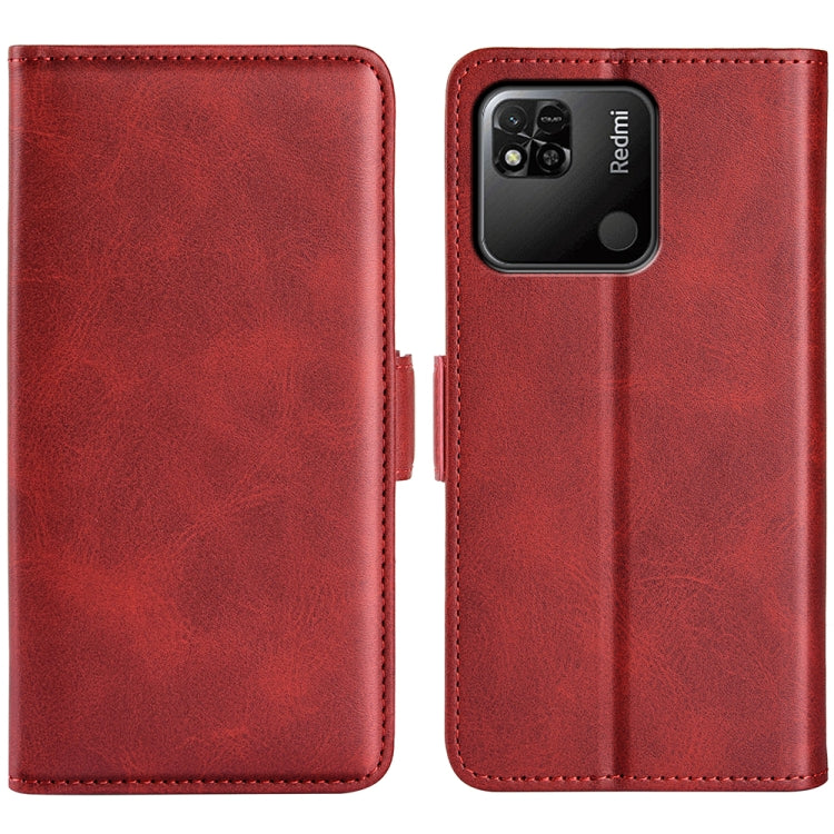 Per Xiaomi Redmi 10A Custodia per telefono in pelle con fibbia magnetica a doppio lato, For Xiaomi Redmi 10A